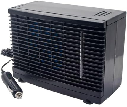 12V Klimaanlage Tragbare, Luftkühler, Mobile Klimaanlage, für Camper, Bootsfahrer, Haustierbesitzer, Reisende, Transportarbeiter, Schwarz, 1 Stück