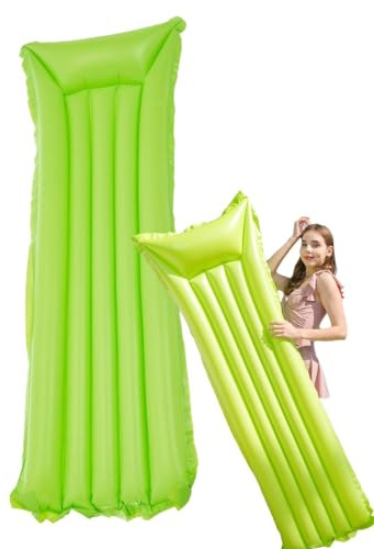 Schwimmhilfe für Pool-Lounges, Flöße und Schwimmbecken für Erwachsene | Aufblasbare Schwimmer aus dickem PVC – Faltbares Loungeflosse für Bad, 175 x 45 cm, für Außenpools