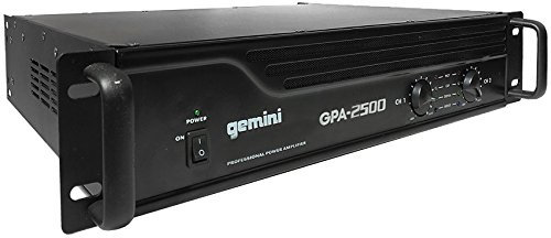 Gemini GPA-2500 3000W Professional DJ Power Amplifier