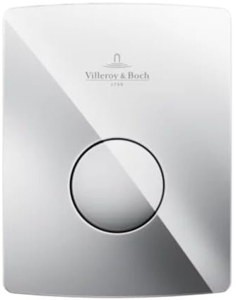 Villeroy & Boch VB Urinal-Abdeckplatte ViConnect 9219 162x126x17mm Verchromt