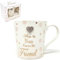 Leonardo Fine China Tea Coffee Mug Always My Nan Forever My Friend Spotted Metallic Gold Text Design Diamante Boxed Cup