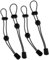 Ogquaton 4 stücke Einstellbare Rucksack Wanderstock Sichern Befestigung Schnalle Seil Lanyard Wanderstock Cane Alpenstock Tragen Krawattenschnur Kreative und Nützliche
