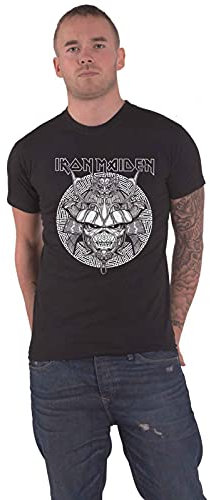 Iron Maiden T Shirt Senjutsu Samurai Graphic Band Logo Official Mens Black M