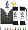 biped LACES 2 paia di lacci tondi in cotone ø 3,5 mm - lacci antistrappo di qualità per scarpe in pelle, stivali, scarpe da ginnastica e scarpe sportive - made in EU z2901(nero,120 cm)