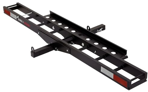Black Widow Pro Anodized Aluminum Dirt Bike Carrier for Adult Bikes, Motorcycles, or Fat Tire Bikes, 400-Pound Capacity, Black