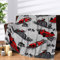 Teslite Rennwagen Kuscheldecke Flauschig Rennauto Flanell Fleecedecke Decke für Jungen Kinder, Weich Rennen Auto Motiv Wohndecke Geschenke Sport Überwurfdecke Sofa Couch Deko, 130cm X 152cm, Grau