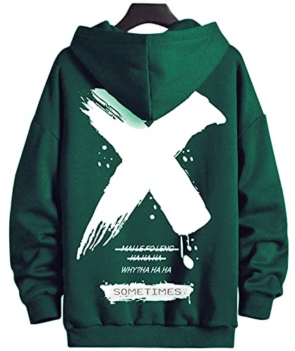 Moshtashio Sweat Homme à Capuche Sweatshirt Homme Couleur Vives Pull de Manches Longues Poche Kangourou pour Hiver et Automne
