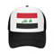 TONFON Baseball Kappe Hiphop Sonnenhut Personalisierte Irak Flagge Baseball Kappe Outdoor Männer Frauen Verstellbarer Irakischer Stolz Patriotischer Trucker Hut Herbst Snapback Geburtstagsgeschenke