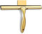 All-Purpose Shower Squeegee for Shower Doors, Bathroom, Window and Car Glass - Stainless Steel (10inch, Golden)