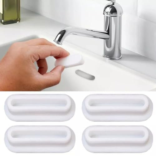 4 Tappi Per Troppopieno Per Lavello, In Gel Di Silice, Copertura Ovale Per Lavabo, Tappo Lavandino Bagno, Tappo Troppo Pieno, Riutilizzabile, Per Cucina, Bagno, Centri Commerciali