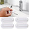 4 Tappi Per Troppopieno Per Lavello, In Gel Di Silice, Copertura Ovale Per Lavabo, Tappo Lavandino Bagno, Tappo Troppo Pieno, Riutilizzabile, Per Cucina, Bagno, Centri Commerciali