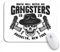 Gaming Mauspad Mafia-Emblem, Etikett, Gangster-Totenkopf Im Fedora Laptop Schreibunterlage Waschbar Vernähte Kanten Office Mauspad, Für Computer, Büro, 25 x 30cm