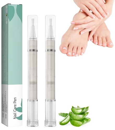 Nail Care Pens, 2Pcs Fungal Nail Treatment Pen, Fungal Nail Treatment for Toenails, Nail Repair Pen, Natural Ingredients Nail Serum for Strengthener Nail