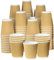ECONX Coffee Cups Disposable 8oz Ripple Paper Cups for Tea, Hot Drinks, Triple Walled Insulated Disposable Cups, Takeaway Coffee Cups, Leakproof Paper Cups, Ideal for Cafe,Office, Events(Pack of 200)