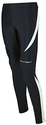 Airtracks Damen Funktions Laufhose Lang Pro - Running Tight - Kompression - Atmungsaktiv- Reflektoren