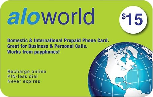 Telefonkarte für Internationale & bis zu 415 inländische Minuten, Prepaid-Telefonkarte für alle Telefone & Münztelefone