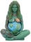 Nemesis Now Kleine ätherische Mutter Erde Gaia Art Statue bemalte Figur, grün, 17,5 cm