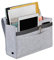elaxdays Betttasche, zum Einhängen, 6 Fächer, 4 Klettverschlüsse, Filz, Bett Organizer HBT 27x31,5x11,5 cm, hellgrau