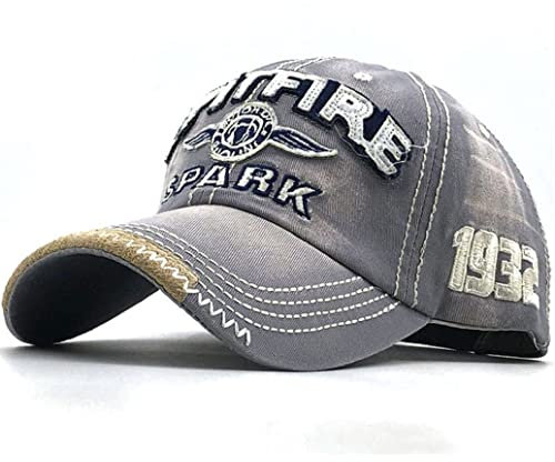 CheChury Distressed Basecap Unisex Retro Baseball Kappe Einstellbare Freizeit Mütze Baseballmütze Hip Hop Outdoor Hut für Männer und Frauen