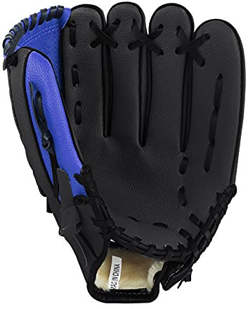 Kids Adults Baseball Gloves Left Catcher's Mitts Thick PU Leather Baseball Gloves Pitcher Softball Gloves for Boys Youth Battery Baseball Glove for Pitcher Beginner Training- Right Hand Throw