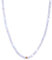 BERGERLIN Chalcedon Halskette weiss - weisse Kette - Gold - XS-S
