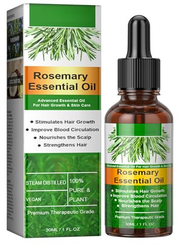 Maggidea Rosemary Hair Growth Oil, Essential Oil for & Skin Care,Stimulates Growth,Strengthens Hair, Nourishes Scalp,Rid of Itchy and Dry Scalp, 30ml, Pack Of 1