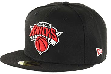 New Era New York Knicks NBA Black 59Fifty Basecap - 7 7/8-63cm (XXL)