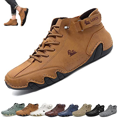 Stivali Alti In Pelle Scamosciata Fatti A Mano Italiani, Beck Scarpe Uomo Impermeabili, All'aperto Antiscivolo Leggeri Traspiranti Tutte Le Stagioni Scarpe Casual Uomo, Stivali Chukka