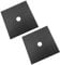 Hemobllo 2pcs Heat-resistant Gas Stove Burner Covers Non-stick Protective Mats for Kitchen Oil Easy Clean Gas Hob Protectors Black