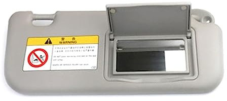 Car Front Sun Visor Panel with Makeup Mirror Driver Passenger Side Right Left Sun Visor(Passanger Side) Für Toyota,Für Corolla,Für Leiling 2014-2019