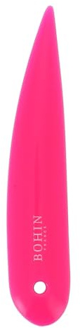 BOHIN France Ecke und Rand Shaper - Glatte und Abgerundete Kanten Werkzeug für Quilting und Nähen Projekte, Rosa, 13cm - 1 Stück