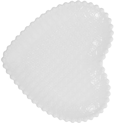 CANIGHT Assiette Céramique Forme de Cœur Plat pour Fruits Collations Salades Vaisselle Élégante pour Salons de Thé Restaurants et Usage Domestique Réutilisable