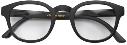 LONDON MOLE® Monalux Lesebrille | Coole quadratische pantoförmige lesegeräte | Herren damen unisex | Federscharniere