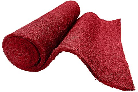 Pangolino Kokosmatte 2er Set | Winterschutzmatte für Pflanzen | Rot | 800 g/m² | Beidseitig latexiert | Größe: 1,5 m x 0,5 m | Winterschutz Kokos