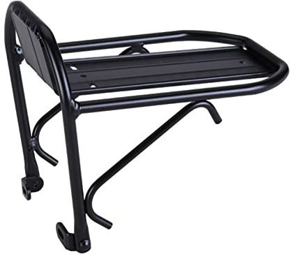 Liummrcy Pannier Rack for Bicycles, Adjustable Bike Rack,Bicycle Pannier Rack,Bike Front Rack Aluminum Bicycle Front Racks Carrier Front Shelf for Mountain Bike Accessories Bike Frame Basket