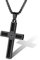 Supcare Black Cross Necklaces for Men Cross in Cross Pendants Baptism Christening Accessories
