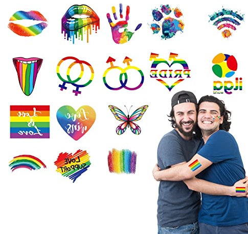 Tumotsit Regenbogen-Stolz-Aufkleber | Aufkleber selbstklebend 20 Stück,Regenbogen-Aufkleber für LGBTQ, Aufkleber-Packs in bisexuellen Sachen für Laptop Scrapbooking Vision Boards