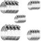 JEOPKO 20Pcs Jubilee Clips Assorted,Hose Clips for Securing Hose Connections Garden Pond Hose Pipe Clips Water Pipe Automobile Pipe Gas Pipe