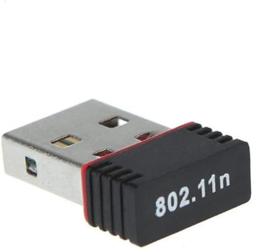 WLAN Mini 150Mbit/s USB 2.0 Stick WiFi Wireless LAN Adattatore di Rete Stick Dongle Chip Nero