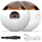 Electric Nail Clipper, Anti-Splash Filing Function, Rechargeable Automatic Nail Cutter, Fingernail Trimmer, Nail Clipper, Nail Scissors with Charging Cable for Kids, Seniors, Adults