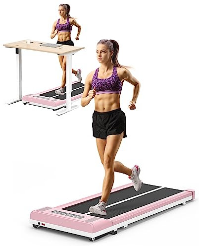 bigzzia Laufband für Zuhause - Walking Pad Laufbänder bis120kg mit Bluetooth,Laufband Schreibtisch 1-10km/h Elektrisch Langlebig Tragbar Treadmill