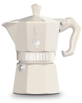 Bialetti Moka Exclusive 3 Tazze Vintage (3 tazze, Cream)
