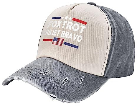 FJQWKLF Foxtrot Juliet Bravo Baseball Cap Freizeit Truck Driver Hat