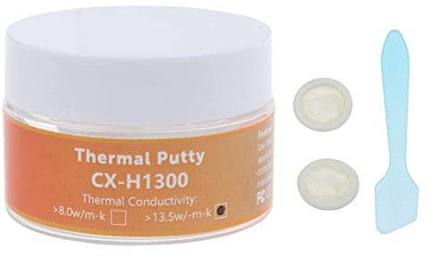 Maxtonser CX H1300 Pâte thermique conductrice 13,5 W/m. K Pâte à graisse thermique non conductrice 10/20/50/70 g, mastic thermique