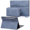 HYZUO Custodia per Samsung Galaxy Tab S9 FE+ Plus/Galaxy Tab S9+ Plus 12,4 Pollici 2023, Supporto Folio con Portastilo, Sveglia/Sonno Automatico, Cover Case protettiva con Borsa Piccola, Blu Haze