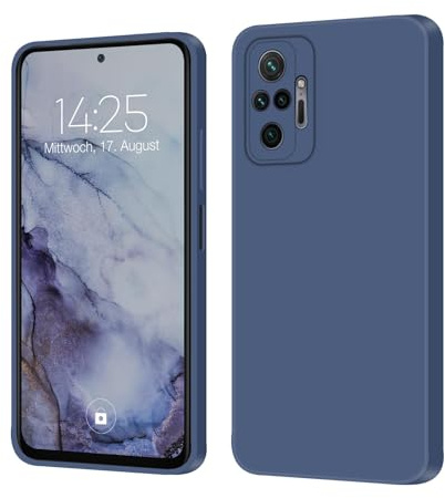 LBH Handyhülle SoftGrip für Xiaomi Redmi Note 10 Pro Slim Case Hülle Schutzhülle Cover Bumper Kratzfest Ultra Dünn Mikrofaser Inlay Lavendelblau