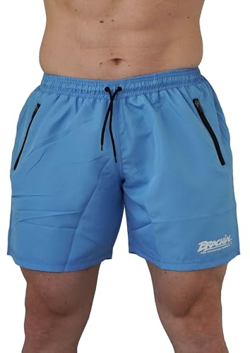Brachial Premium Herren Badeshorts Wave - Badehose für Bodybuilder Kraftsportler