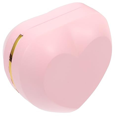 Holibanna Kasten Filigranes Leuchtendes Ringetui Geformt Schlüssel Herz Halter Verlobungsring Etui Leuchtringgehäuse Leuchtendes Kreatives Ringetui Rosa Elektronisches Bauteil