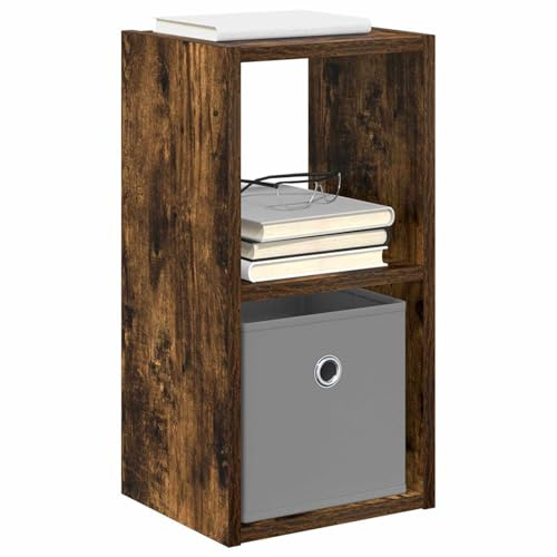 vidaXL Nachttisch Geräucherte Eiche 25,5 x 22 x 49,5 cm Holzwerkstoff, Holz-Nachttisch, moderner Beistelltisch, vielseitiger Möbel, platzsparend, stylisch für Schlafzimmer