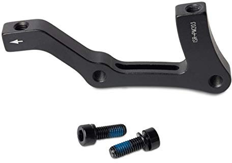 fahrradbremsen.de Bremssattel Adapter 203 mm für Hinten- is auf PM